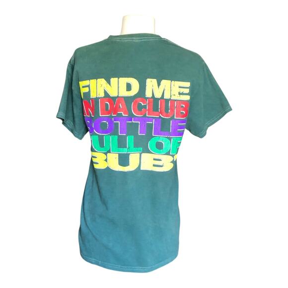 50 Cent Get Rich Or Die Tryin T-Shirt Green Crew Neck Short Sleeve Size Small - Picture 3 of 8